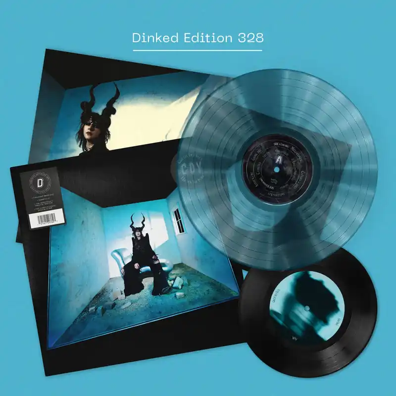 Grab Now Circuit des Yeux - Halo On The Inside: Transparent Petrol Vinyl LP + Bonus 7in + Signed Print DINKED EDITION EXCLUSIVE 328