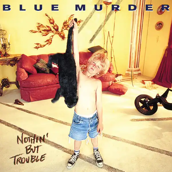 Free Shipping Blue Murder - Nothin' But Trouble (Remastered) (Blue W/ Black Cat Swirl Vinyl) ((Vinyl))