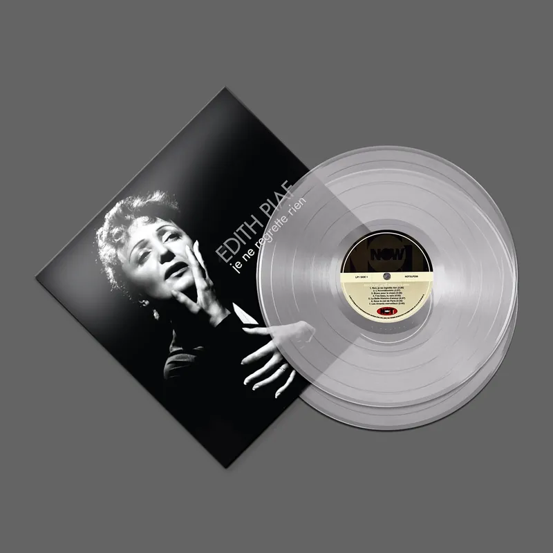 New Arrival EDITH PIAF Je Ne Regrette Rien 2LP CLEAR